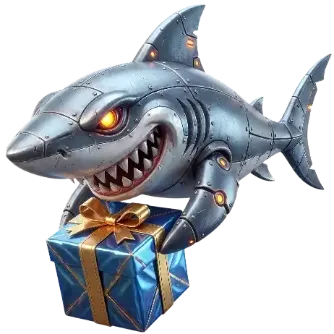Winshark Casino Australia homepage hero with shark-themed casino rewards